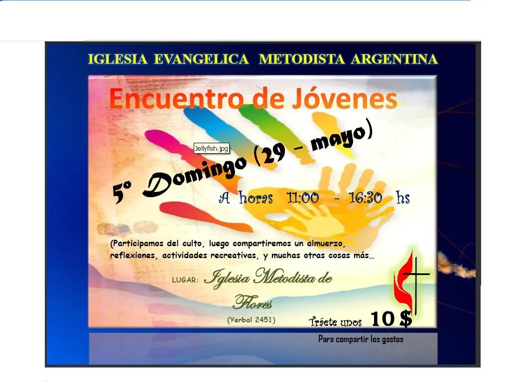 IGLESIA EVANGÉLICA METODISTA DE FLORES: Invitación encuentro de ...