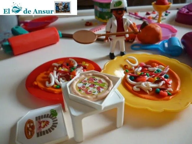 El iglú de Ansur: 3 - Pizzas de plastilina al frutti di mare