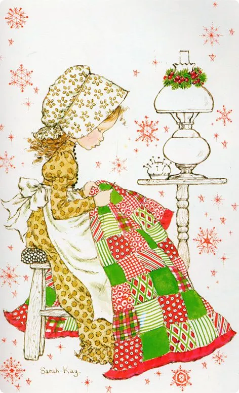 ilclanmariapia: Holly Hobbie , Sarah Kay e le bimbe Sunbonnet Sue