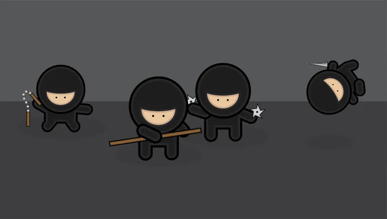 Illustrator Tutorial - Create a Gang of Vector Ninjas