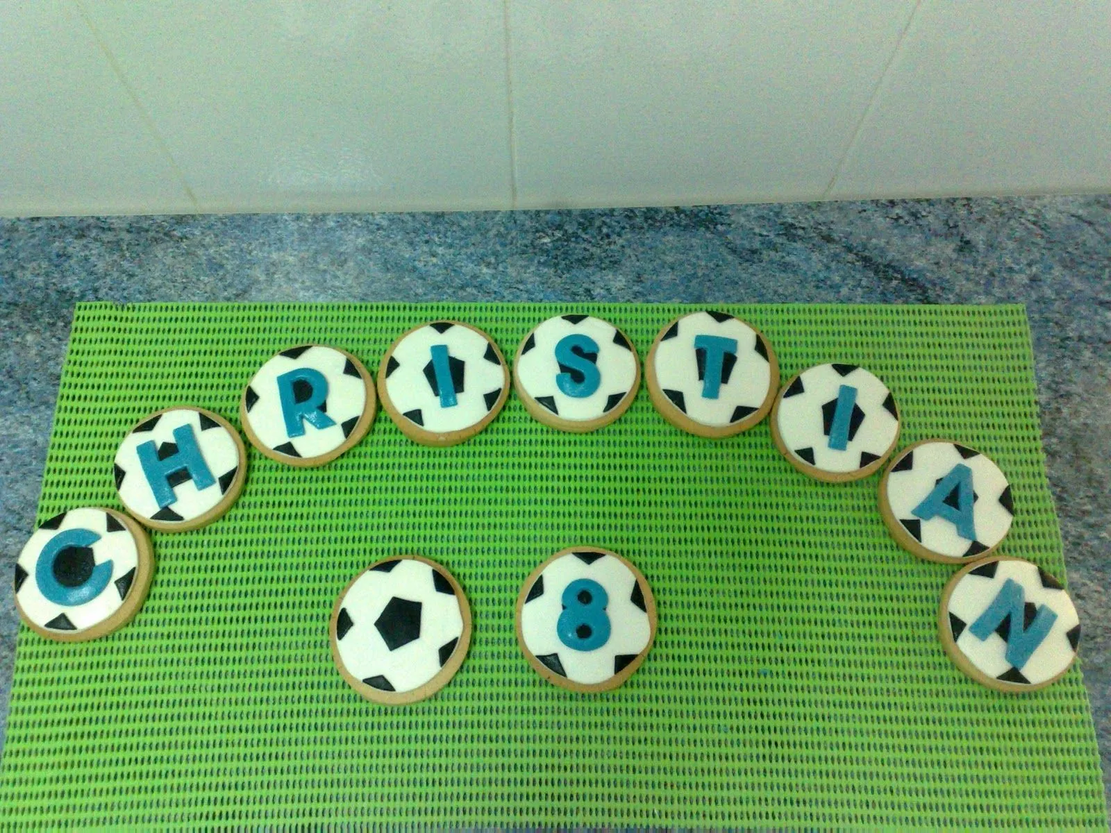 ILUSIONES DE AZUCAR *: GALLETAS BALÓN DE FÚTBOL