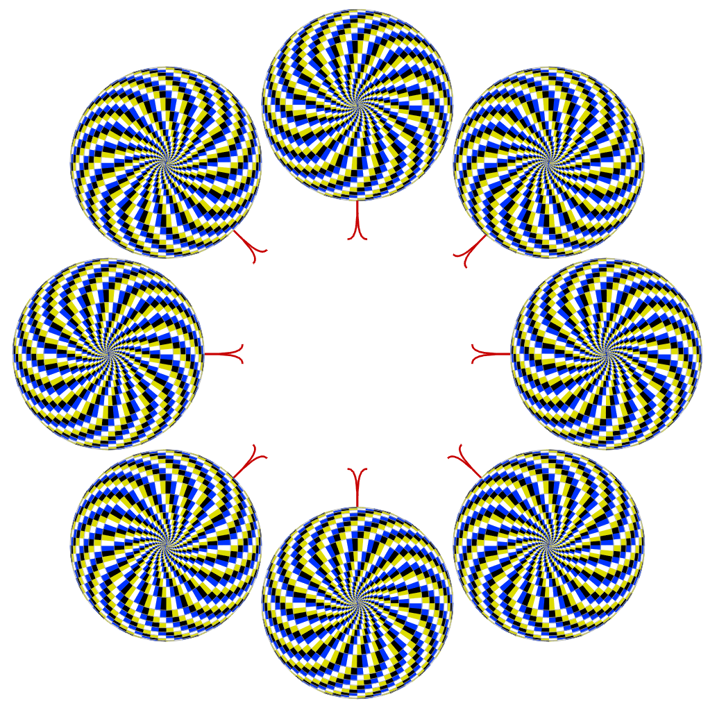 Ilusiones ópticas psicodélicas con movimiento - Mil Recursos