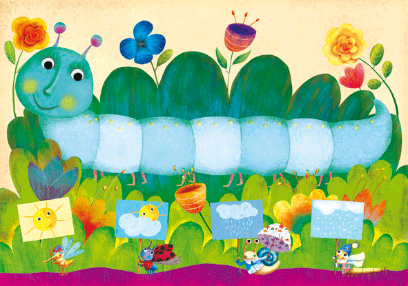 Ilustración Infantil: MURAL INFANTIL