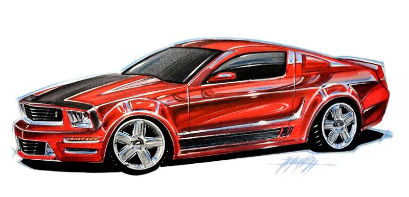 Ilustraciones de Autos 2011 - Estilo Chip Foose - Taringa!