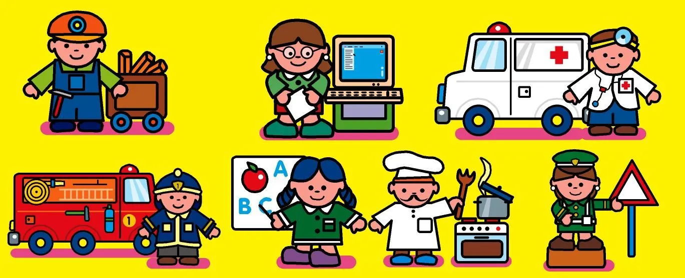 Ilustraciones para compartir: Algunas profesiones y oficios