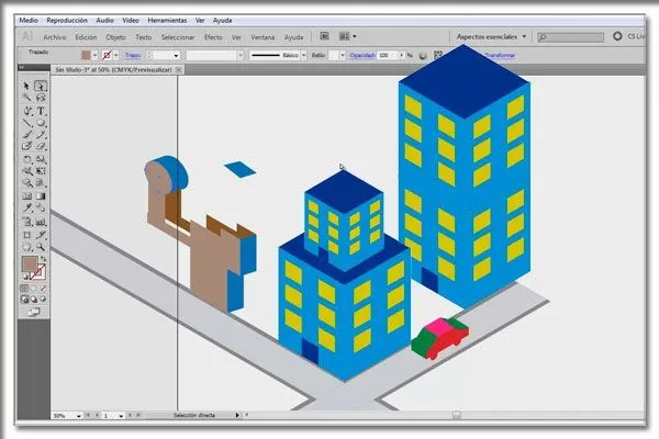 Ilustraciones en perspectiva Isométrica con Illustrator