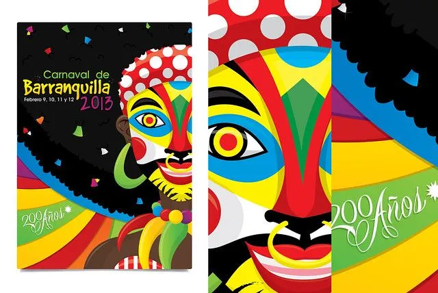 Ilustracion//Propuesta Afiche Carnaval de Barranquilla 2013 ...