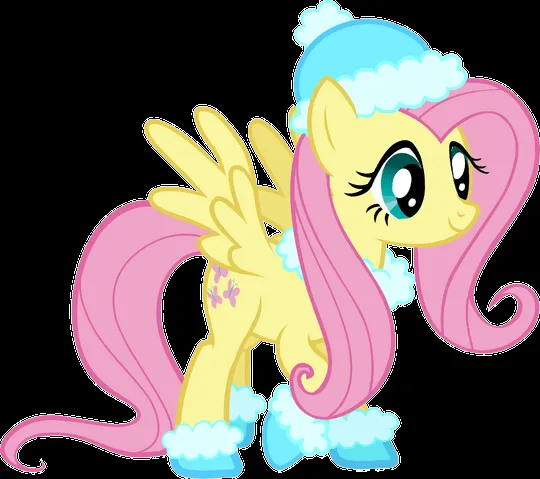 Image - Fluttershy Hearth's Warming Eve Card Creator.png - My ...