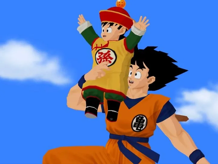 Image - Goku Gohan Budokai.jpg - Dragon Ball Wiki