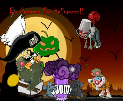 Image - Halloween BG By Punji! Again.png - Plants vs. Zombies ...