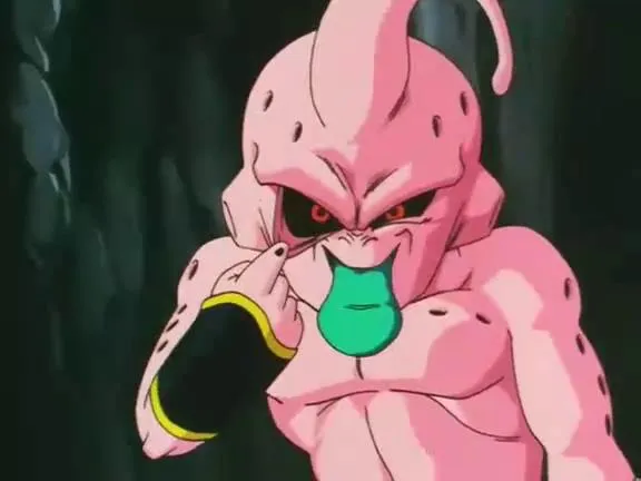 Image - Kid buu tounge taunt.jpg - Dragon Ball Wiki