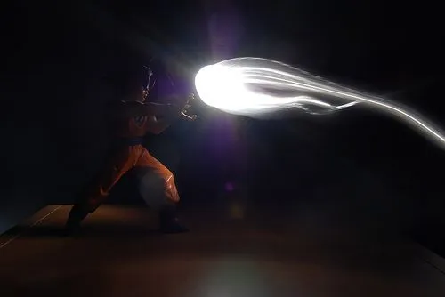 Image - Light Graffiti - Goku.jpg - DragonVale Wiki