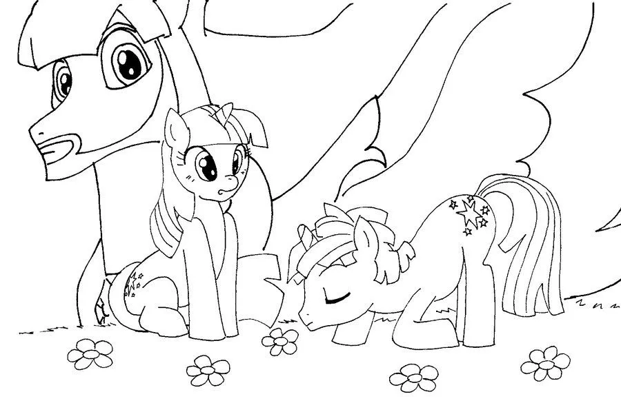 Image - My Little Pony portada para colorear by reina del caos.jpg ...