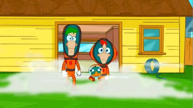 Image - Phineas and Ferb in their space suits.jpg - Phineas and ...