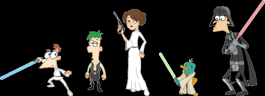 Image - Phineas and Ferb Star Wars, by markmak.png - Phineas and ...