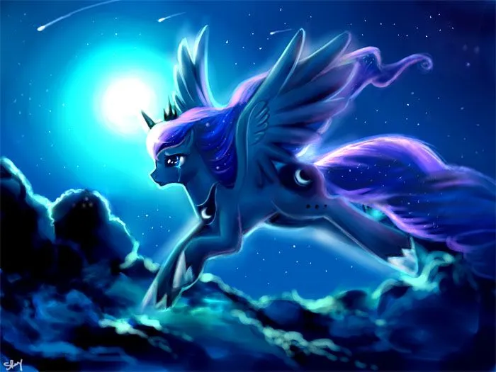 Image - Princess Luna wallpaper by artist-kankitsuru.jpeg - My ...