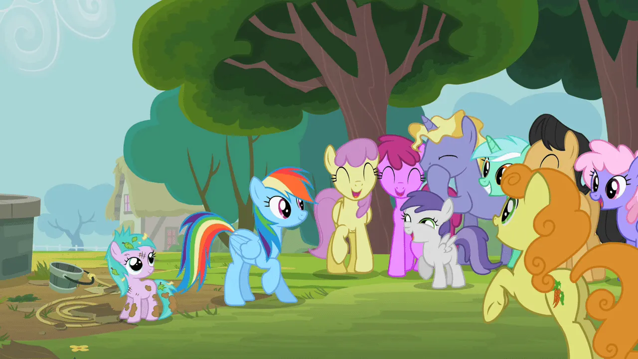 Image - Rainbow Dash rescues a filly S2E8.png - My Little Pony ...