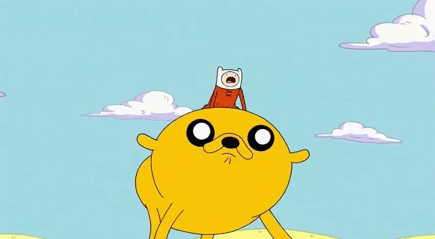 Image - S4 e24 Finn riding Jake.PNG - The Adventure Time Wiki ...