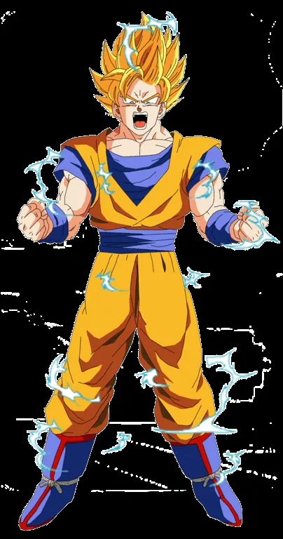 Imagen - 404px-Goku SSJ2 Render.png - Dragon Ball Wiki