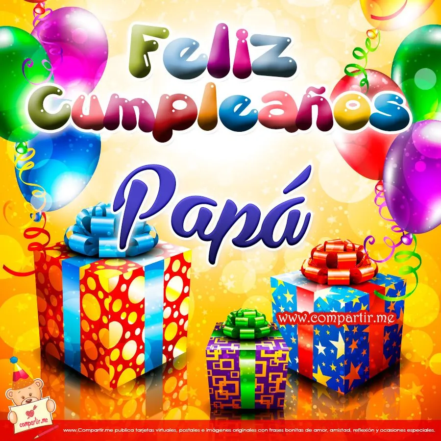 Imagen bonita de cumpleaños para papá | Imágenes para Compartir