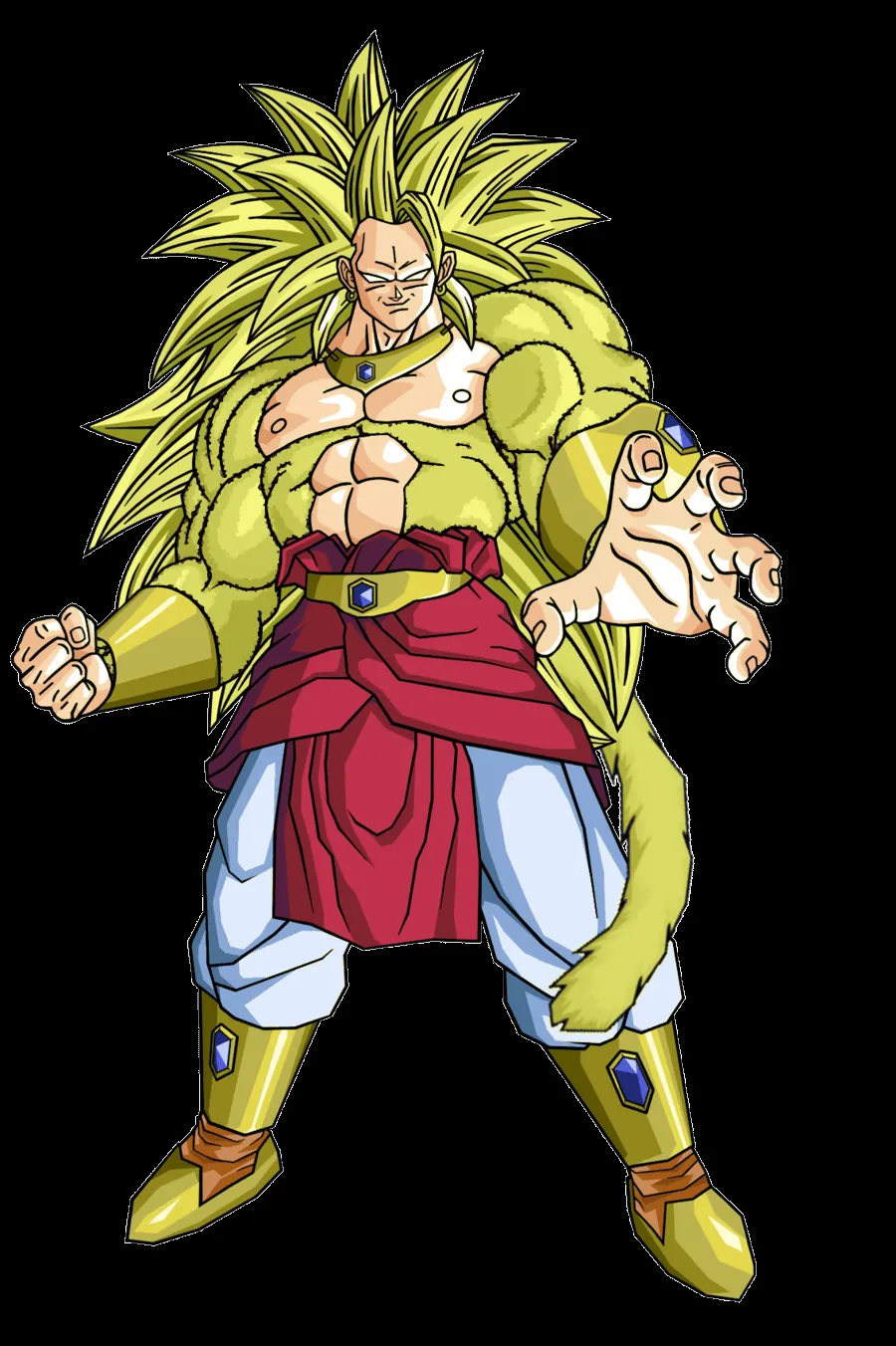 Imagen - Broly Gold.png - Dragon Ball Fanon Wiki