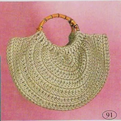 Imagen Cartera elegante tejida a crochet - grupos.