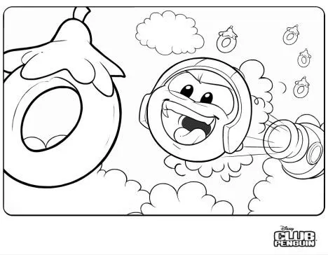 Nueva imagen para colorear de Puffle al viento « "Todo sobre Club ...