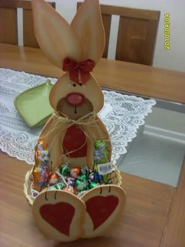 Conejos de pascua en goma eva moldes - Imagui