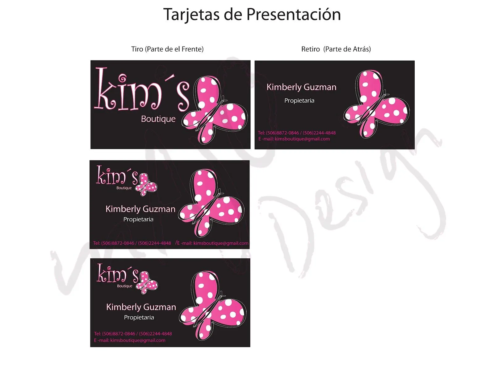 Imagen Corporativa Kim´s Boutique | María José SH - Diseños