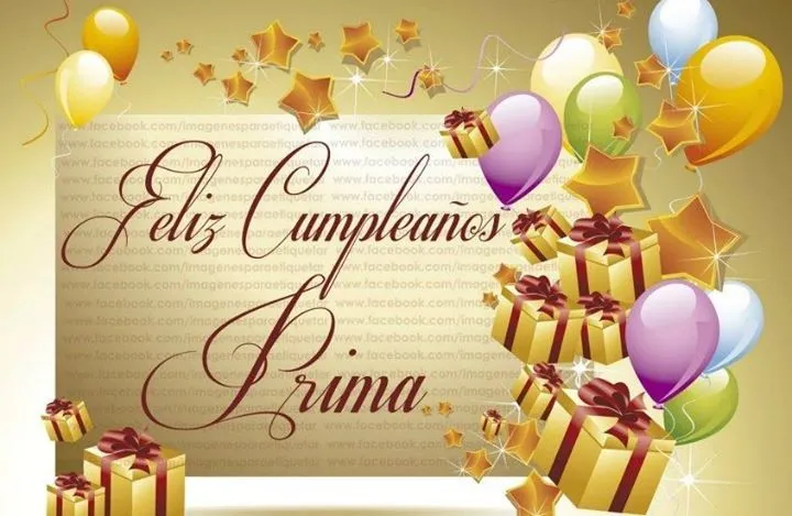 Tarjeta de cumpleaños para una prima - Imagui