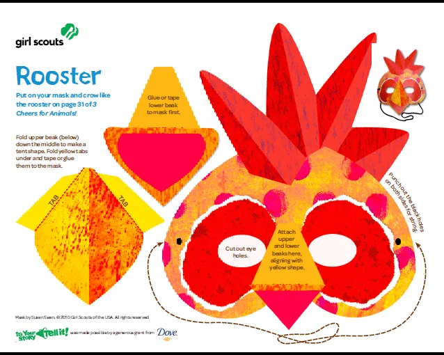 Imagen de un gallo en fomi - Imagui