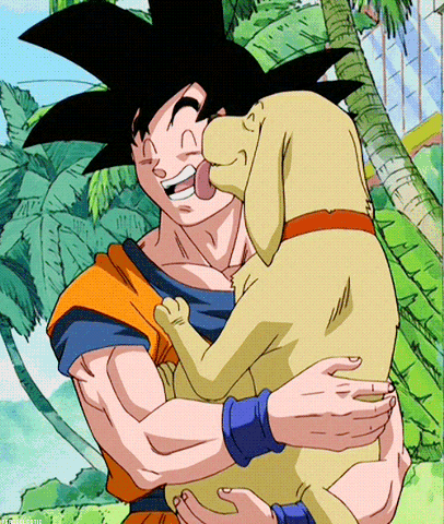 Imagen - Goku y Bee.gif - Dragon Ball Wiki