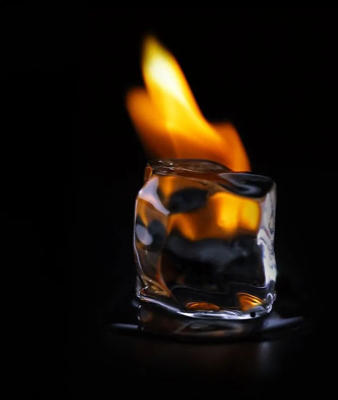 La imagen más literal que encontré para calor y frío