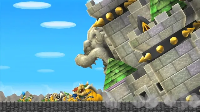 Imagen - New Super Mario Bros Wii Castillo sobre Bowser.png ...