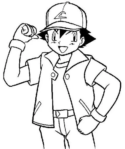 Imagen de niño animado para colorear - Imagui