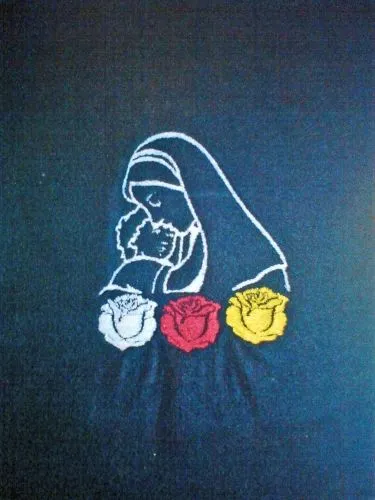 Imagen niño jesus y la virgen maria bordados - grupos.emagister.com