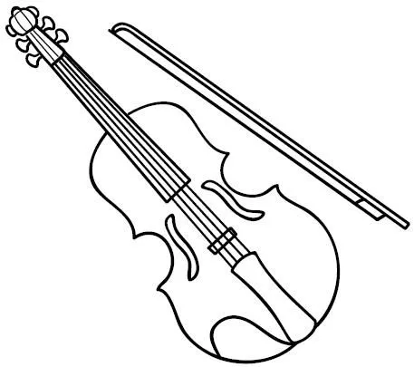 Imagen para pintar de un violin - Imagui