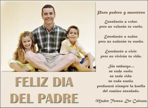 Imagen UN POEMA PARA DESEARLES FELIZ DIA DEL PADRE - grupos.