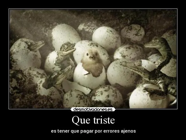 Que triste | Desmotivaciones