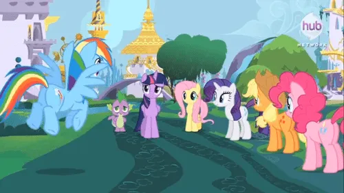 Imagen - Las ponis junto a la Princesa Twilight Sparkle.png - My ...