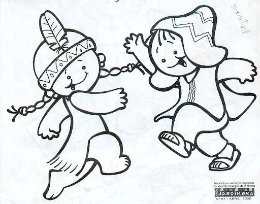 Imagenes de aborigenes argentinos para colorear - Imagui