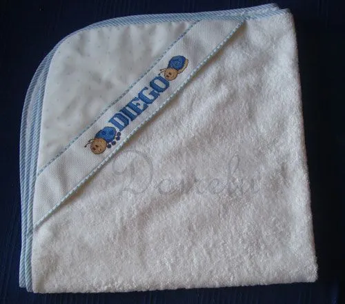 Imagenes de ajuar para bebés bordados en punto cruz - Imagui