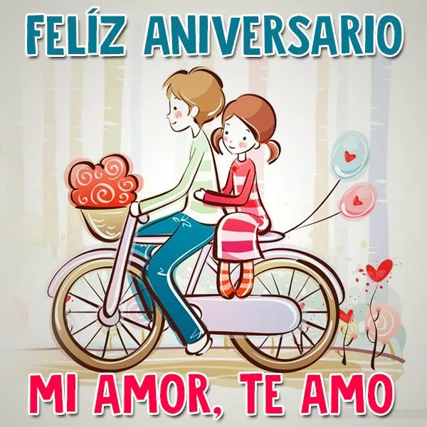 Imágenes De Amor Bonitas : Feliz Aniversario Mi Amor