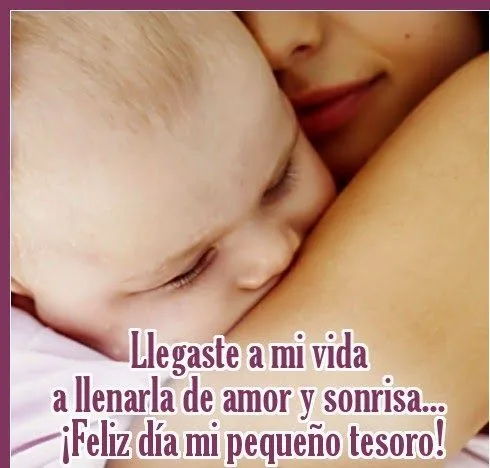 Imágenes de amor con frases para mi bebe « Frases Cortas De Amor