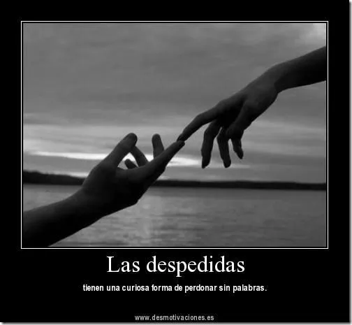 Todo enamorados: Imágenes de amor con frases de despedidas