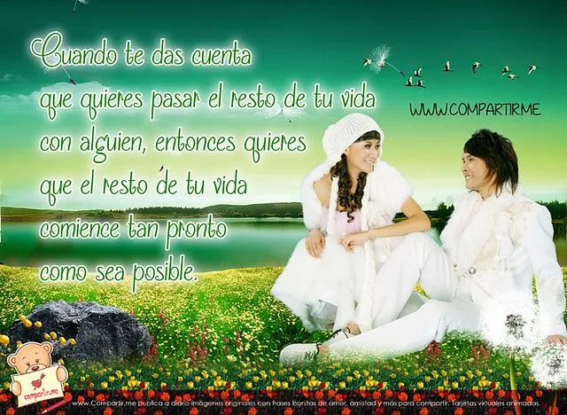 Fondo de pantalla en HD con frase de amor | Flickr - Photo Sharing!