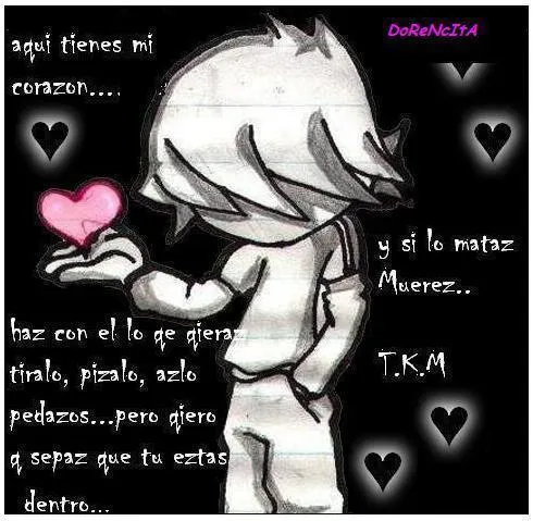 Imagenes de Amor - con frases poemas cortos: Imagenes de amor emo