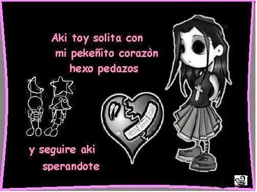 Imagenes de amor HD: Corazones rotos de emos