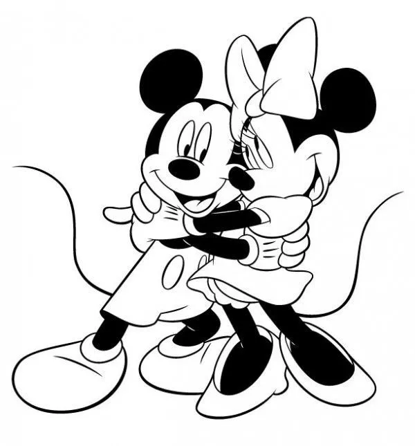 Imágenes de amor | Minnie mouse coloring pages, Mickey mouse coloring  pages, Minnie mouse drawing