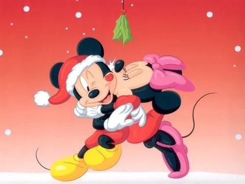 Imágenes de amor navideño de Mickey y Minnie | Te Amo Web ...